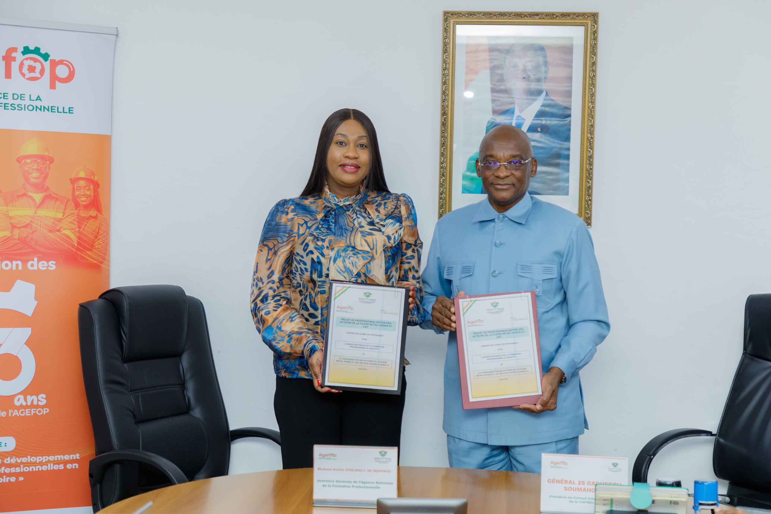 SIGNATURE DE CONVENTION AVEC L'AGEFOP